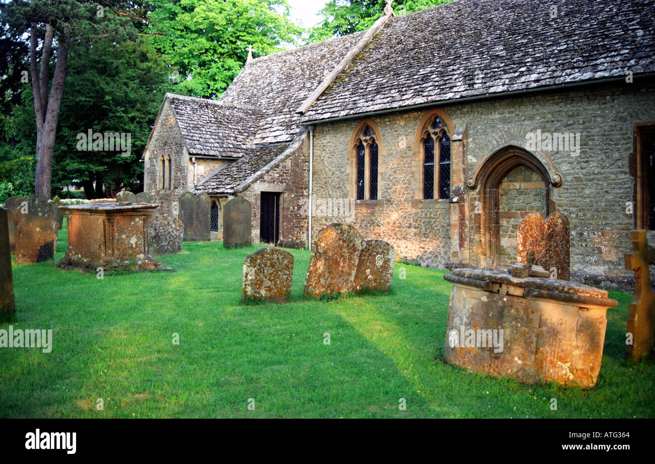Blunsdon churchyard near Swindon Wiltshire Stock Photo Alamy