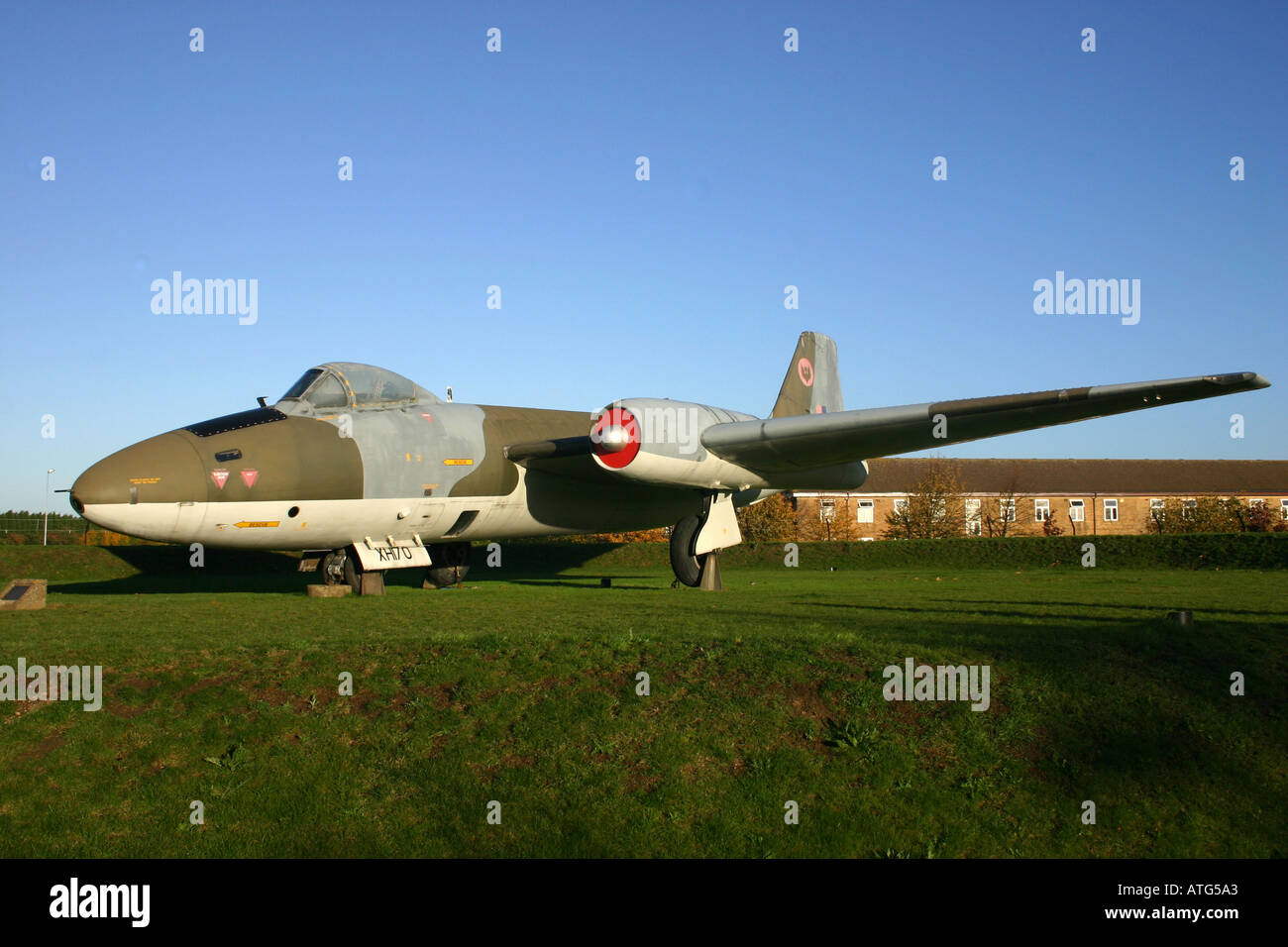 Canberra Bomber RAF Wyton Stock Photo Alamy