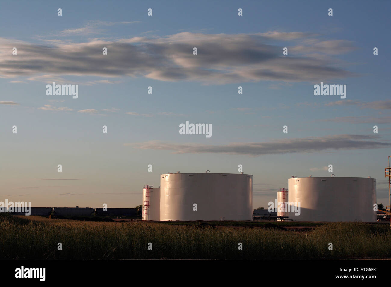 Fairbank Iowa Ethanol Plant Stock Photo Alamy
