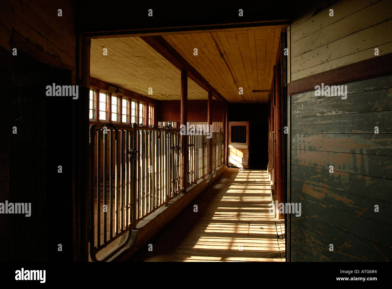 Stock image of huge barn of Sir William Van Horne on Ministers Island