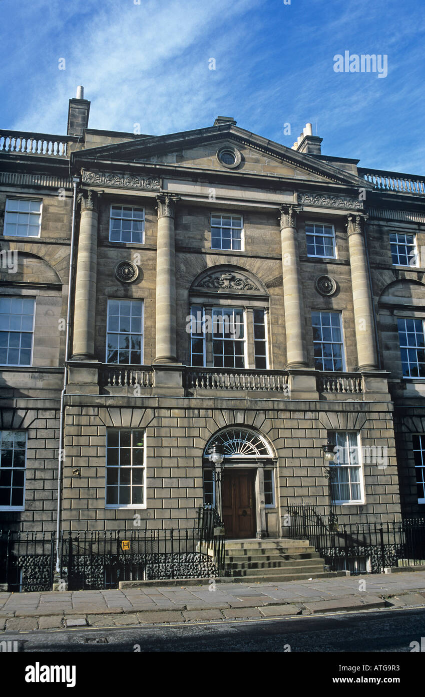 Edinburgh New Town Bute House on Charlotte Square the official