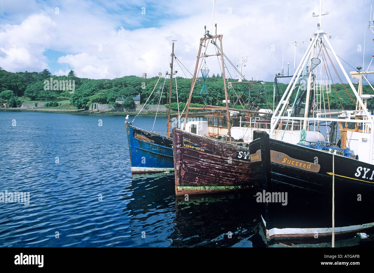 Stornoway Lewis Western Isles Stock Photo