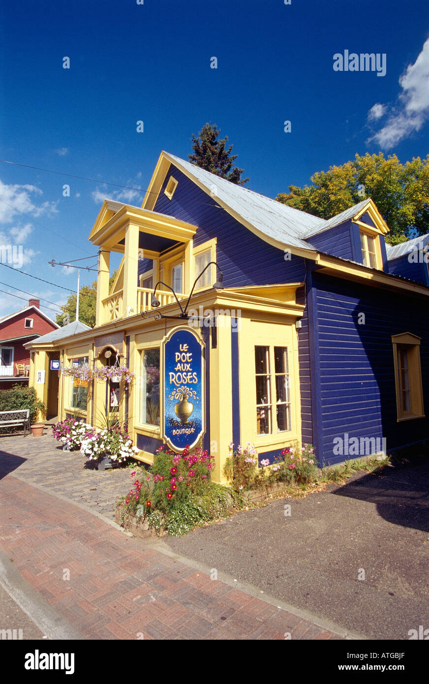 Galleries Baie Saint Paul Charlevoix Coast Stock Photo Alamy