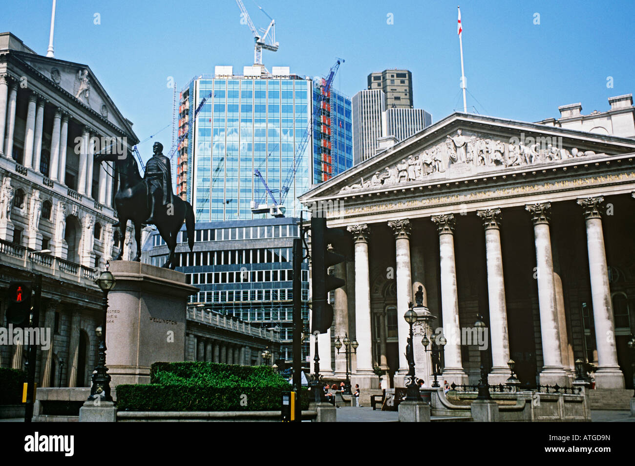 Royal exchange london Stock Photo