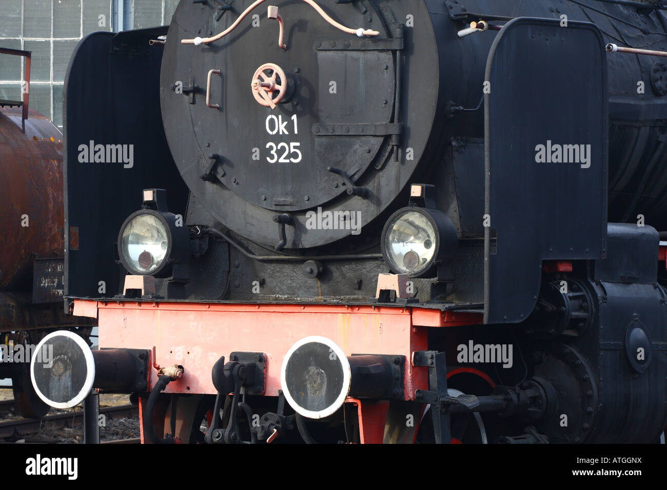 Steam engine locomotive Ok1 Stock Photo - Alamy