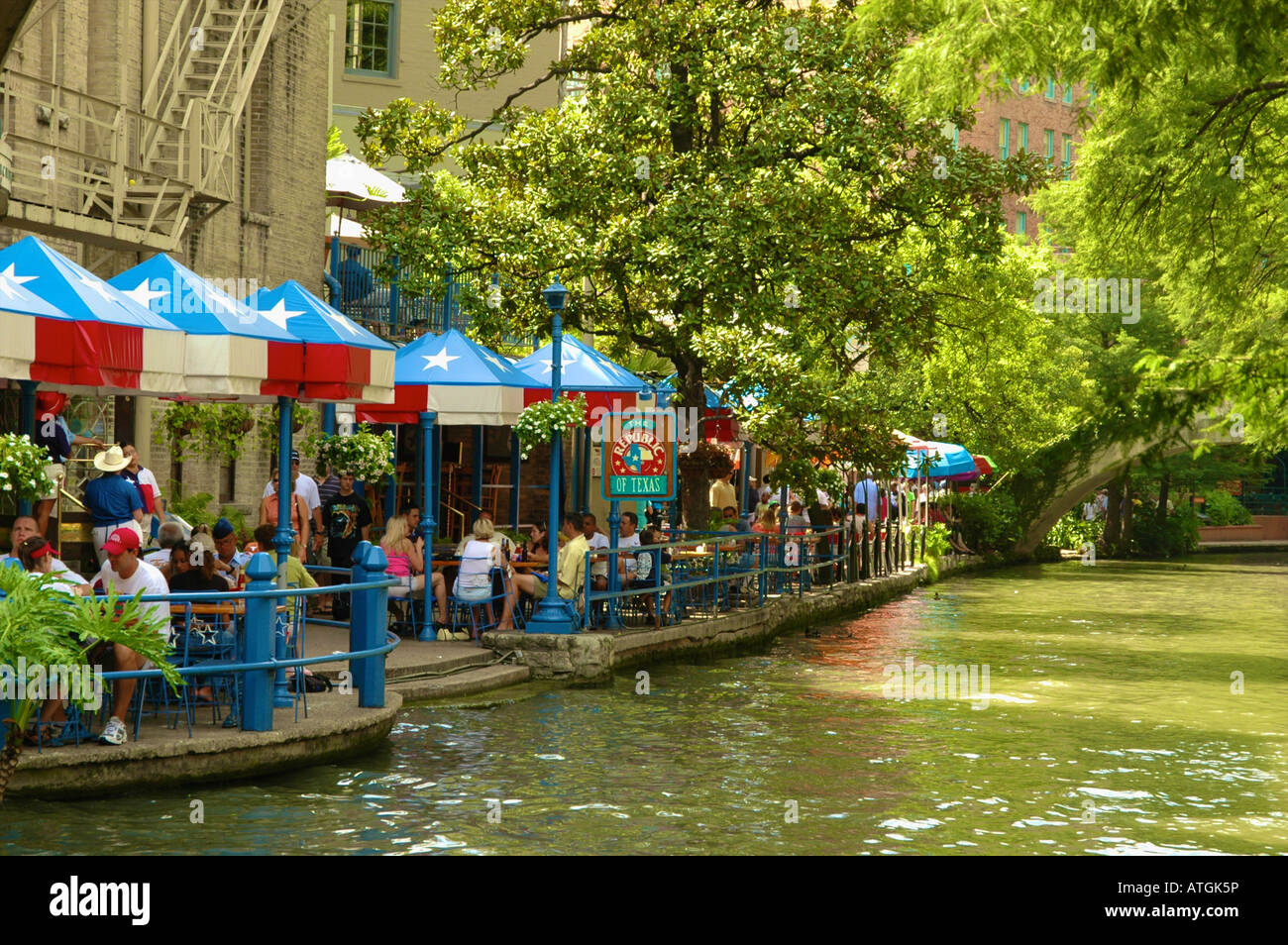 San Antonio riverwalk Stock Photo Alamy