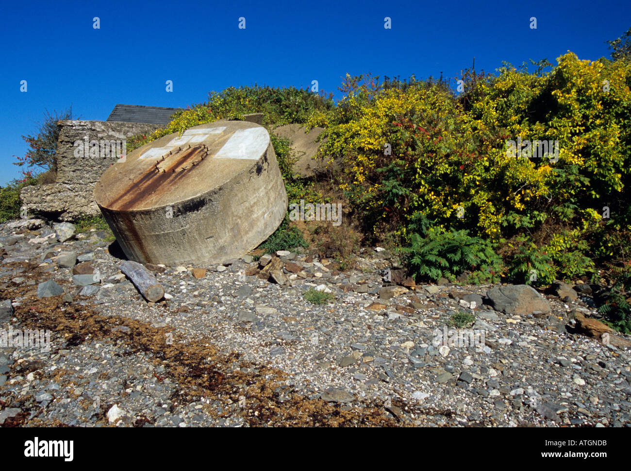 Fort Stark in New Castle, New Hampshire, USA Military bunker, fortress ...