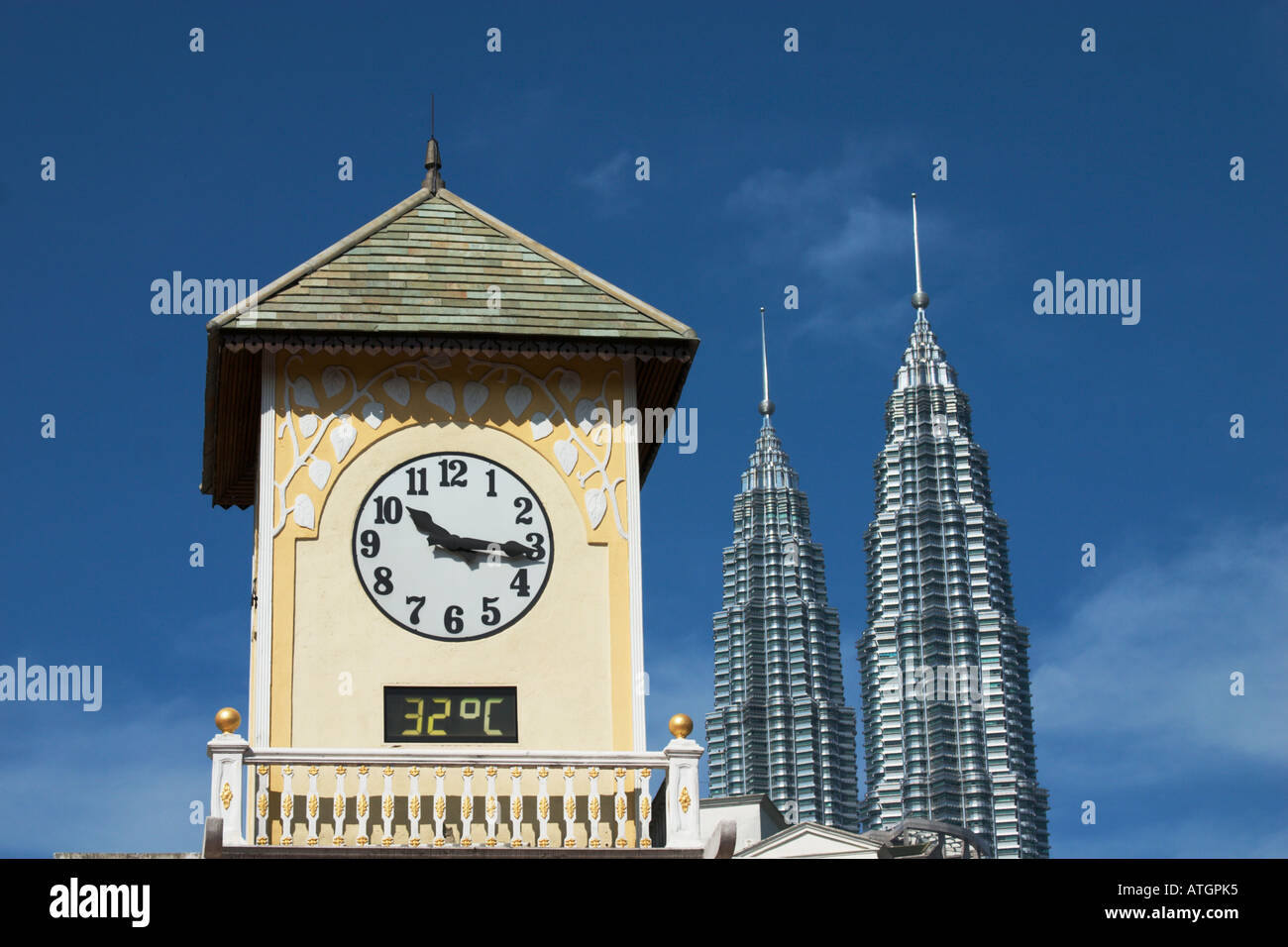 a clock tower in Kuala Lumpur, Malaysia Stock Photo Alamy