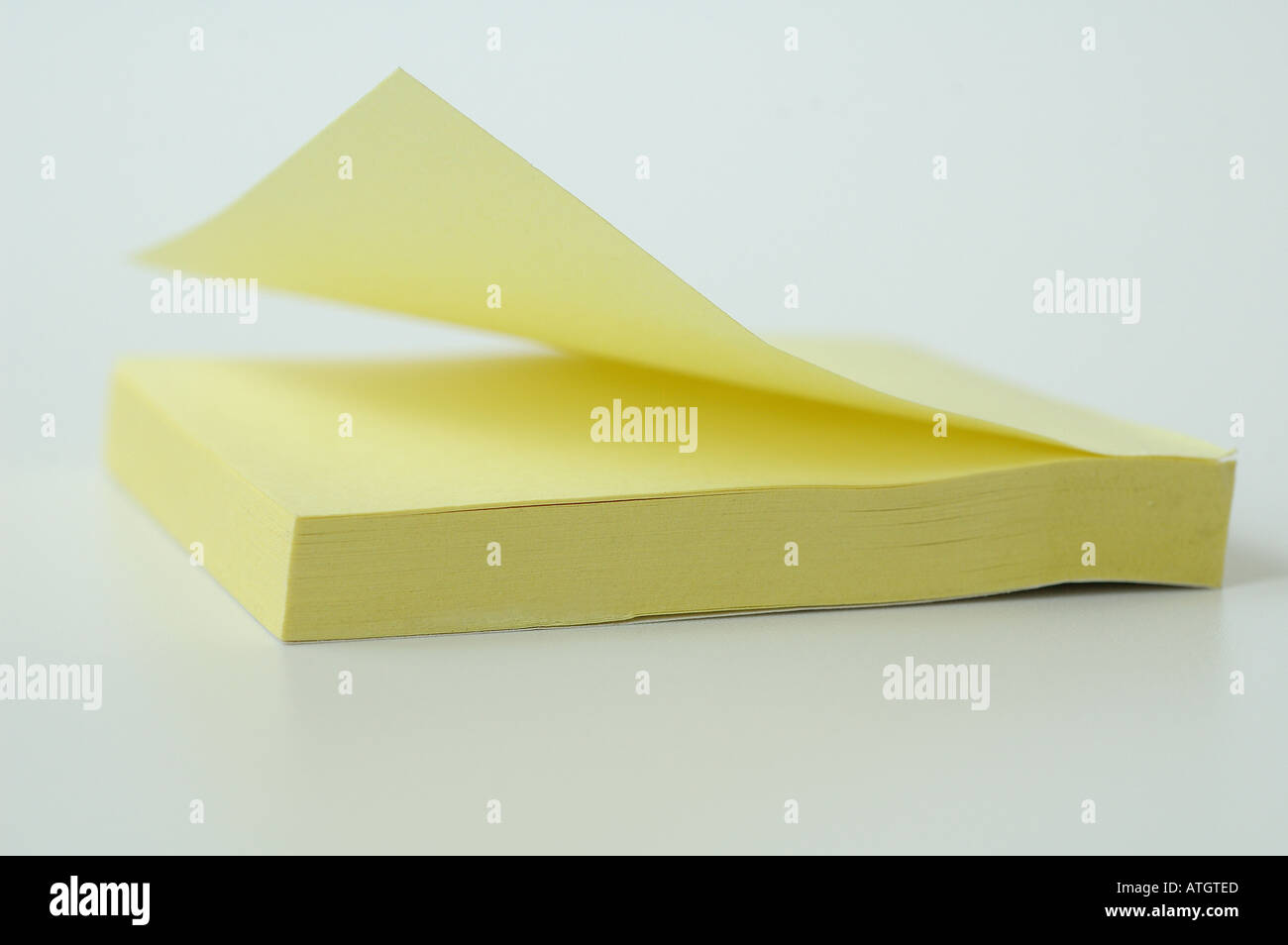 Sticky note adhesive paper Stock Photo Alamy