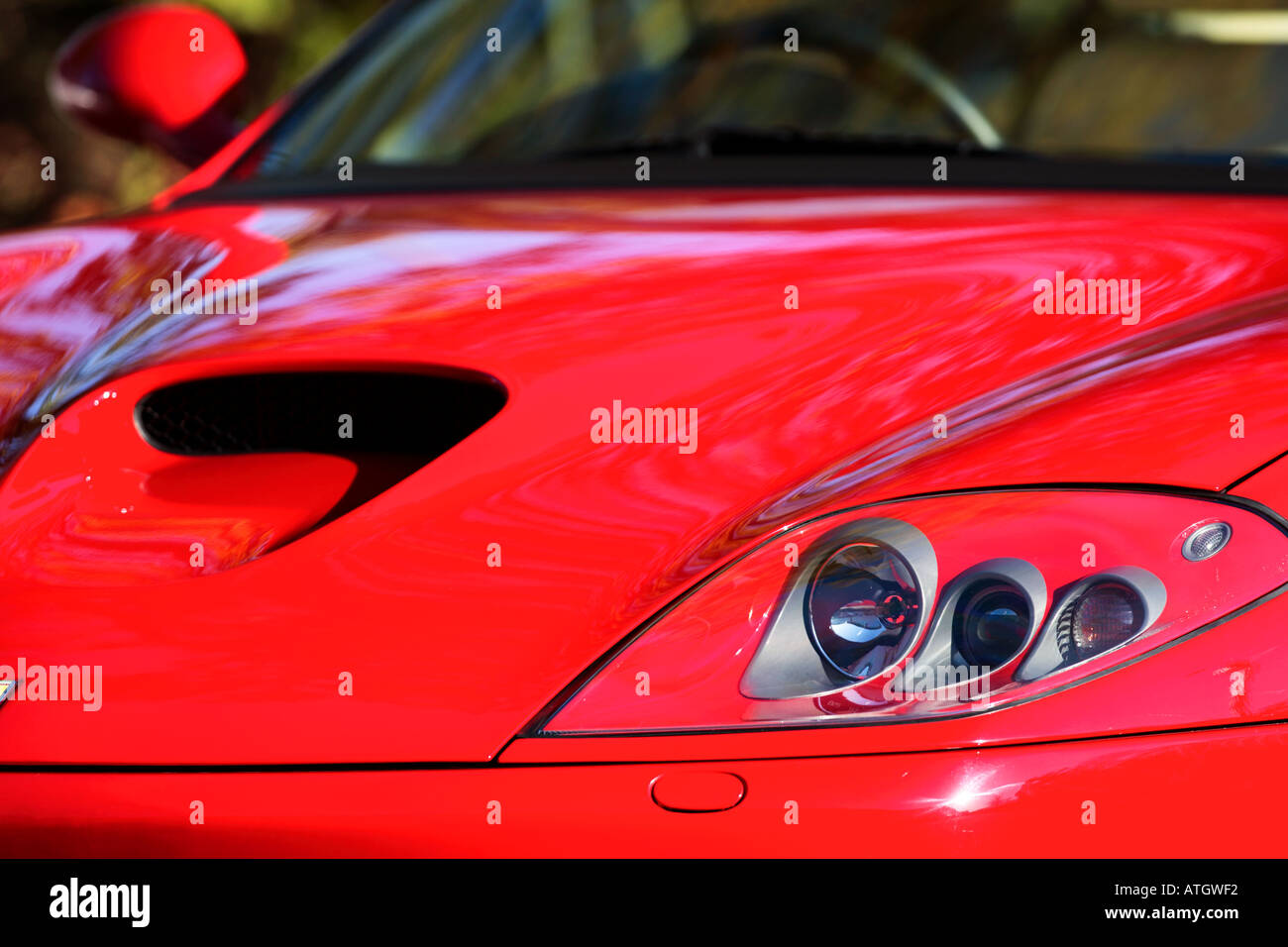 Ferrari 575M Maranello Stock Photo