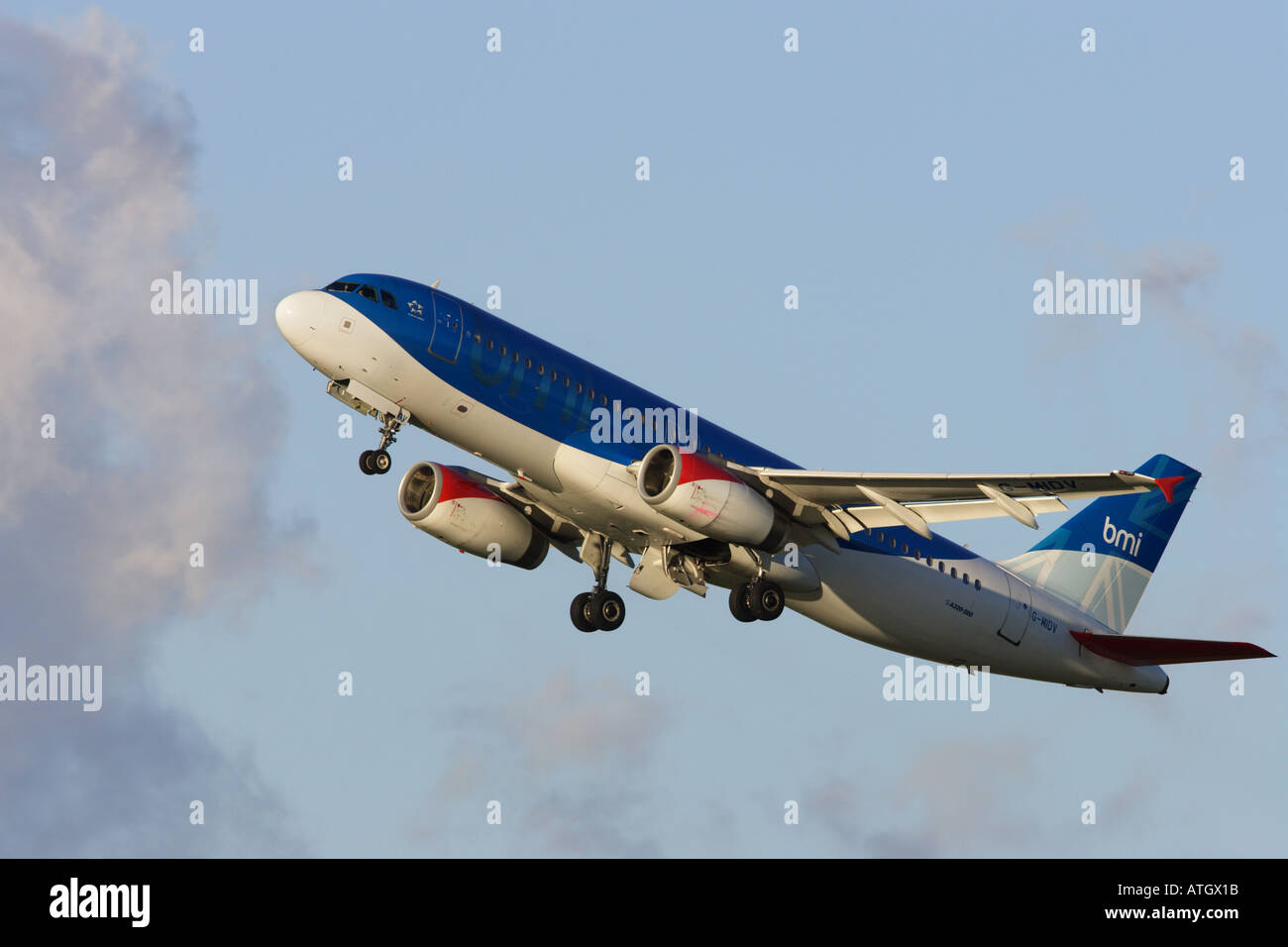 Manchester airport BMI Stock Photo - Alamy