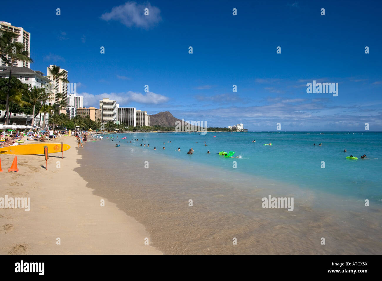 Hawaii oahu honolulu waikiki hi-res stock photography and images - Alamy