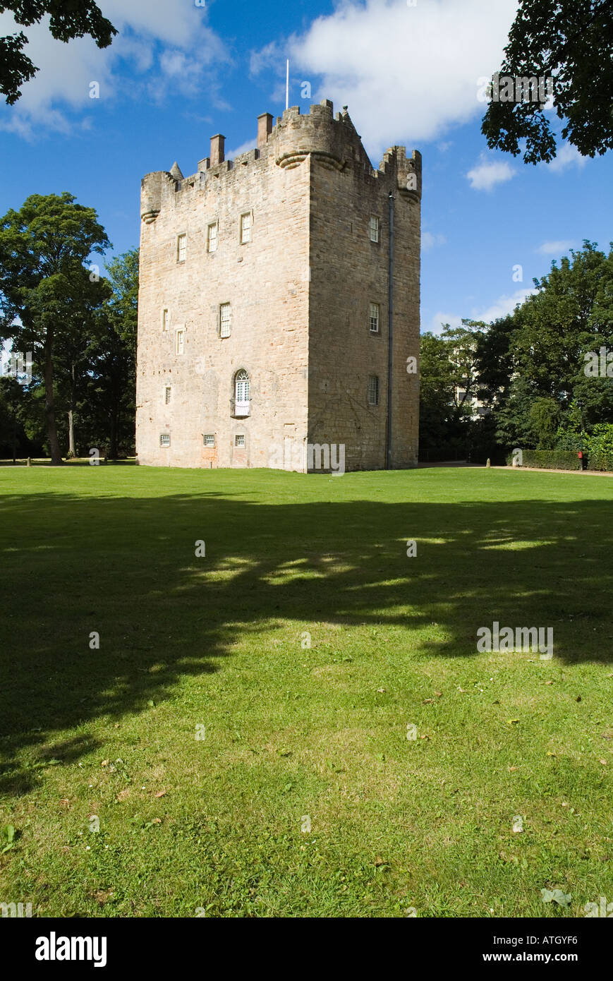 dh Alloa Tower ALLOA CLACKMANNAN Erskine family tower castle house clackmannanshire scotland uk Stock Photo