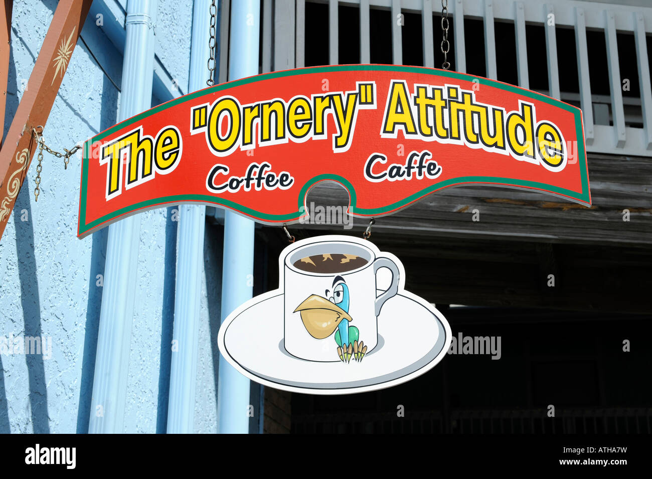 Punta Gorda Florida waterfront coffee cafe Stock Photo Alamy