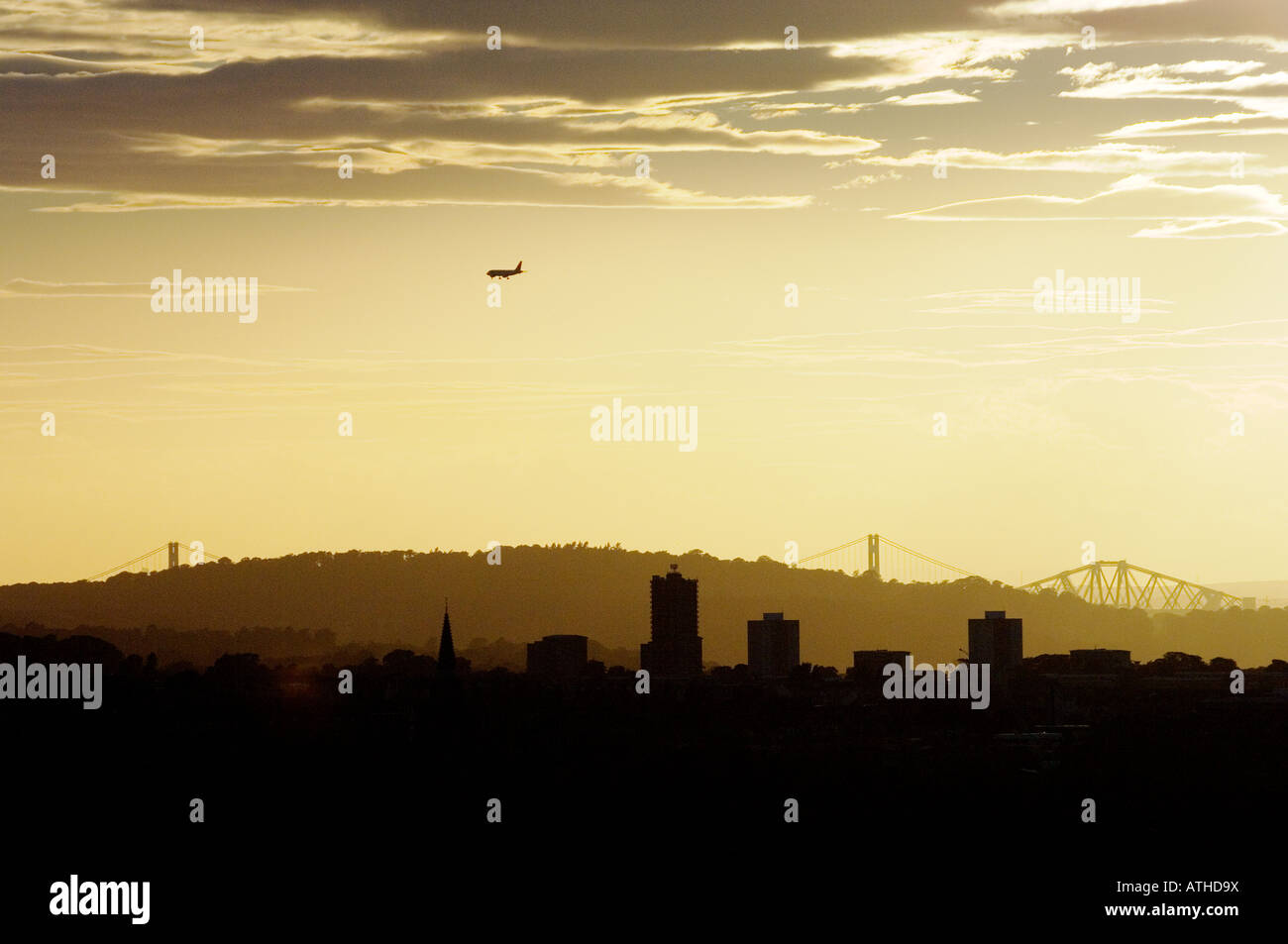 Edinburgh flight path hi-res stock photography and images - Alamy
