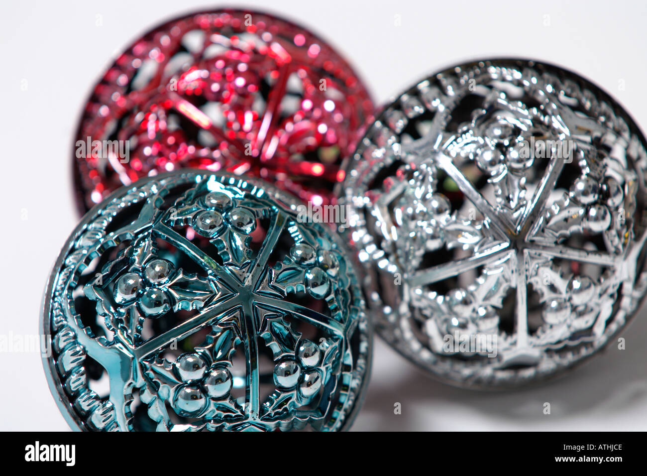 Old fashioned christmas ornaments hi-res stock photography and images ...