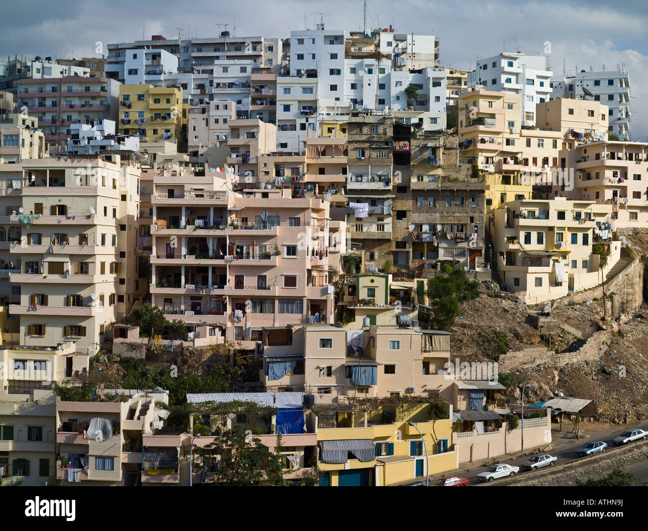 apartment housing, Tripoli, Lebanon Stock Photo Alamy