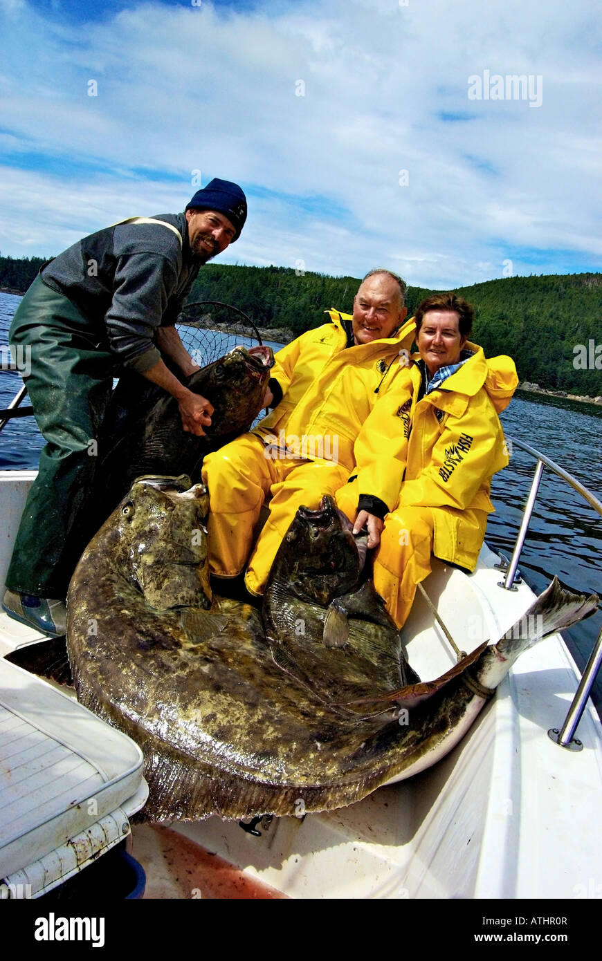 Big halibut catch from Freeman Rock on west coast of Graham Island in
