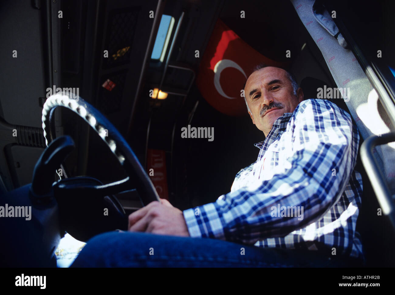 long-distance-lorry-driver-turkish-stock-photo-alamy