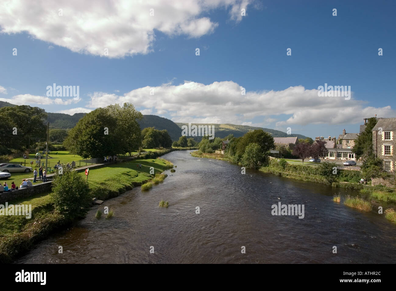 Conwy river bank hi-res stock photography and images - Alamy