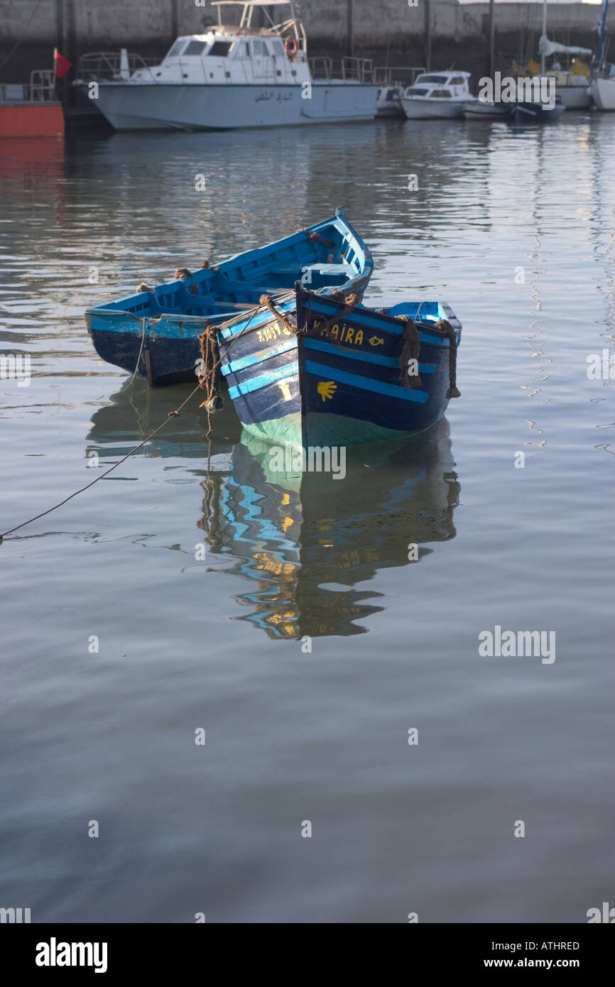 Small blue fishing boat hi-res stock photography and images - Alamy
