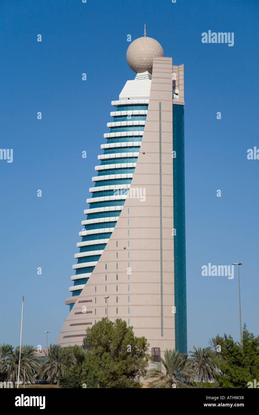 Ras Al Khaimah Etisalat Telecom Building, Dubai, United Arab Emirates Stock  Photo - Alamy
