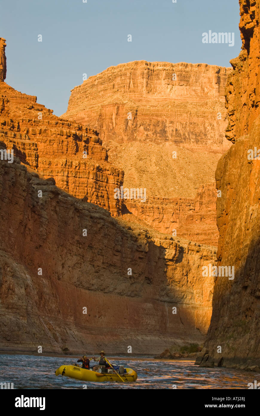 Rafting the Colorado River in the Grand Canyon National Park Arizona ...