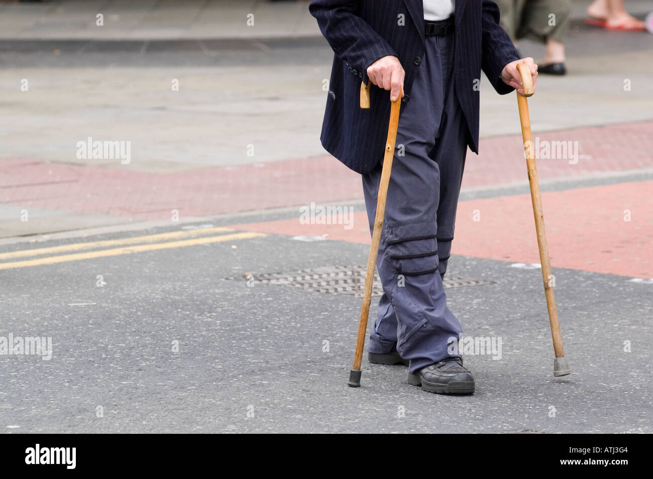 old man walking Stock Photo - Alamy