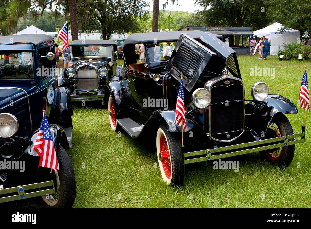 Antique car show Stock Photo Alamy