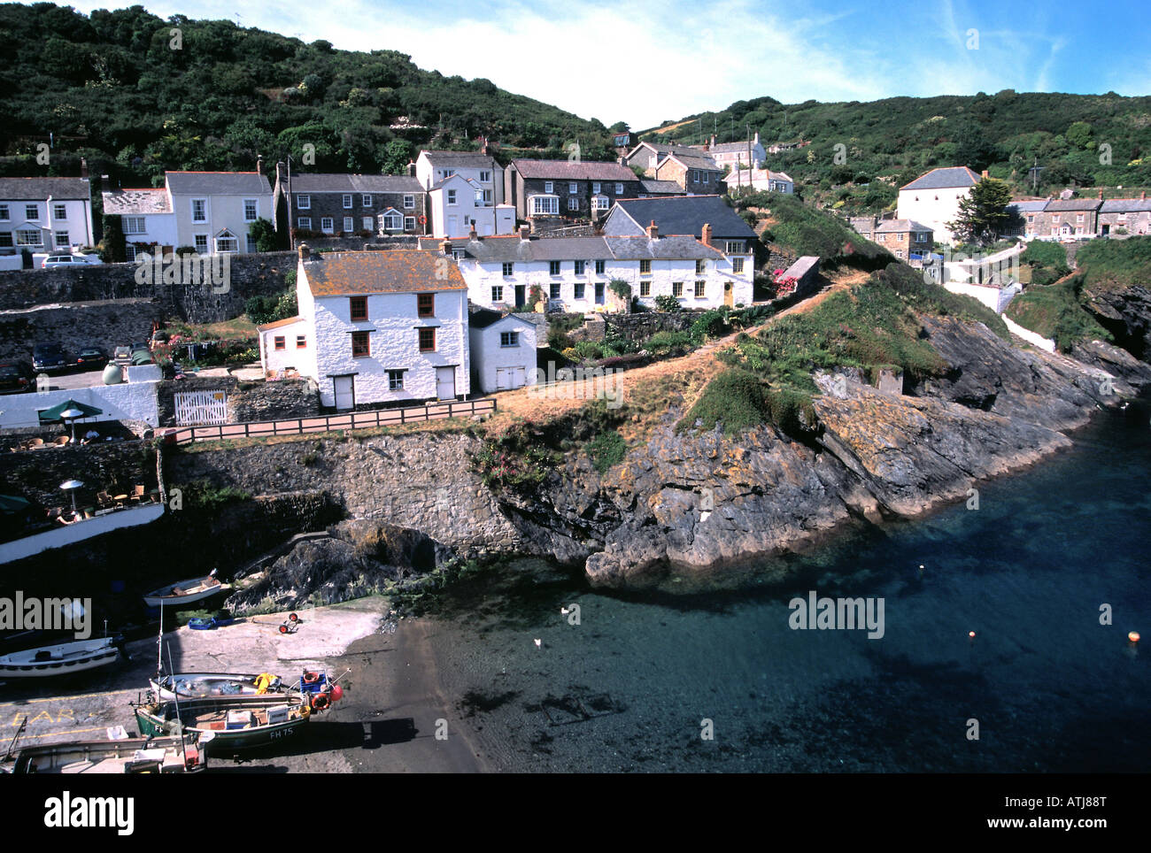 Portloe Cornwall Uk Stock Photos Portloe Cornwall Uk Stock