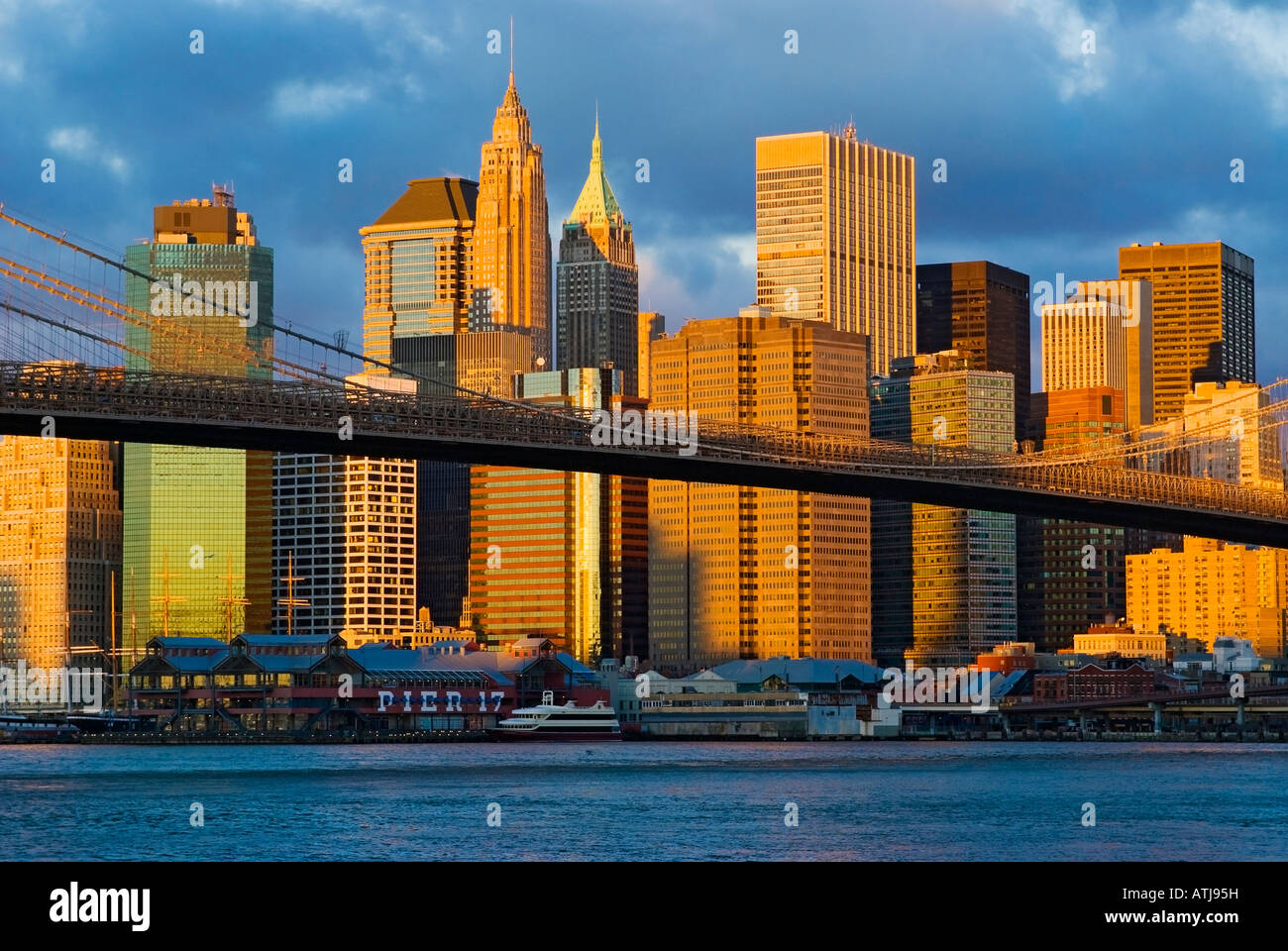 Pier 17 South Street Seaport Stock Photo Alamy