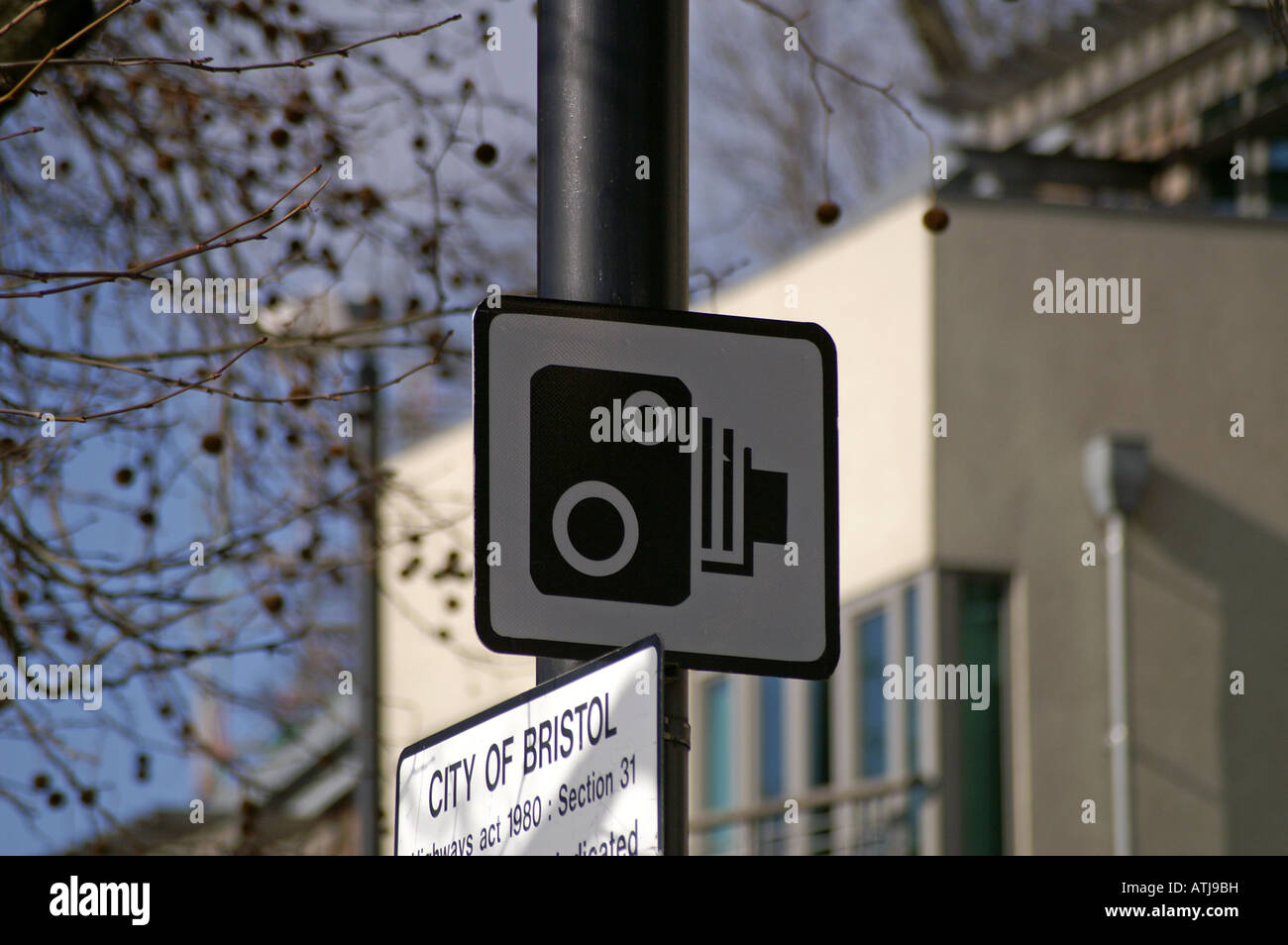 Speed Camera Mardyke Wharf Bristol Harbour Stock Photo Alamy