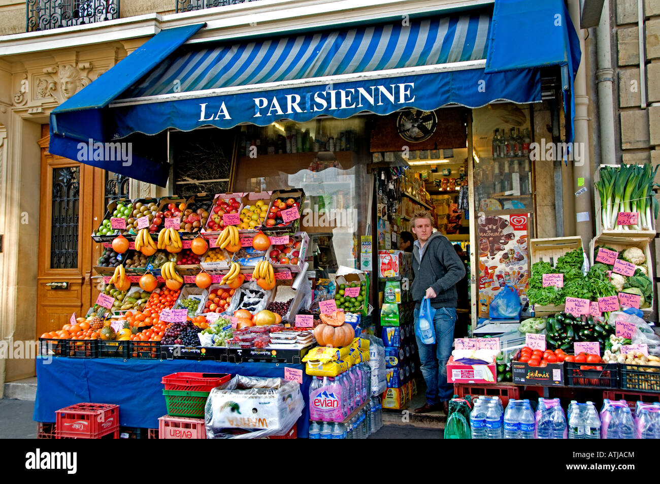 La Parisienne  Paris Stock Photo