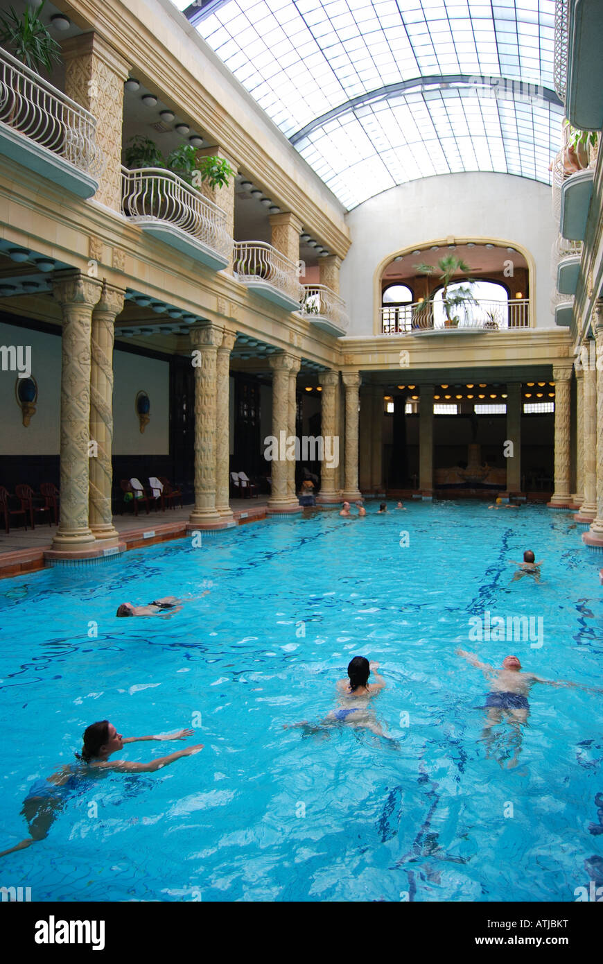 Budapest thermal pool gellert hi-res stock photography and images - Alamy