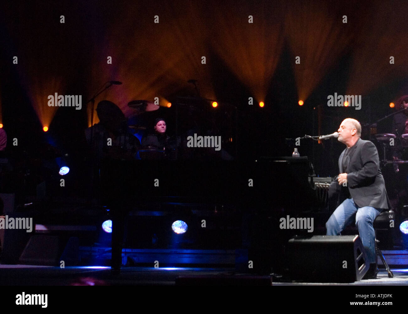Billy Joel performed in concert at the University of Virginia's John Paul Jones Arena in Charlottesville, VA on Feb. 23, 2007. Stock Photo