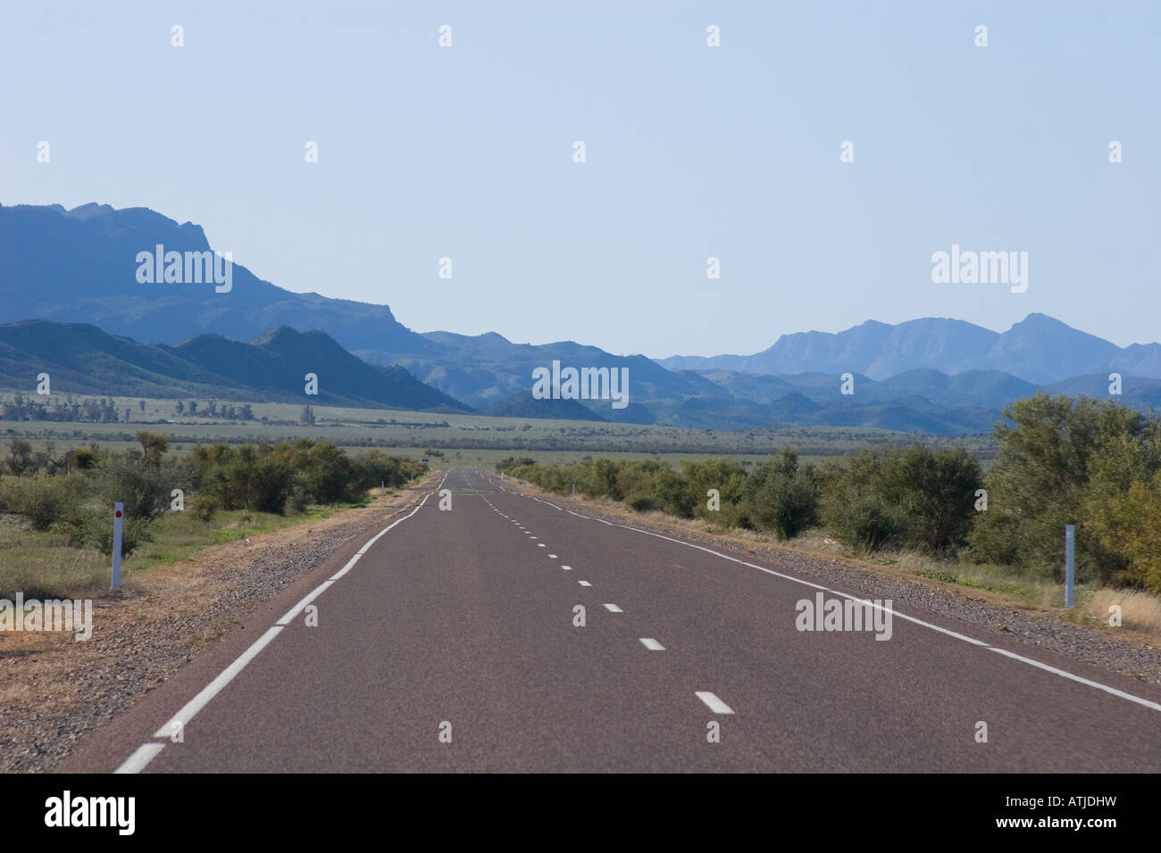 Highway Flinders Ranges South Australia Stock Photo
