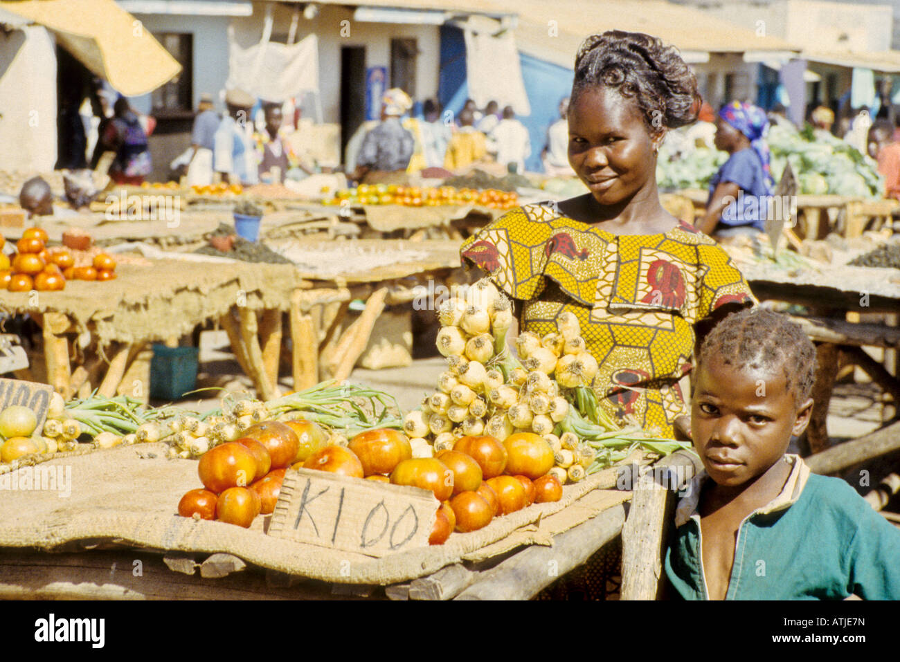 Lusaka market, Zambia, Southern Africa Stock Photo