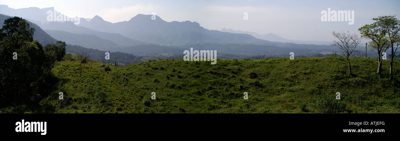 Panorama of the Serra do Rio do Rastro Stock Photo