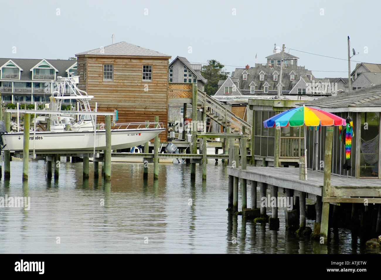 Stilt houses, Ocracoke Island, Nags Head, Cape Hatteras, North Carolina
