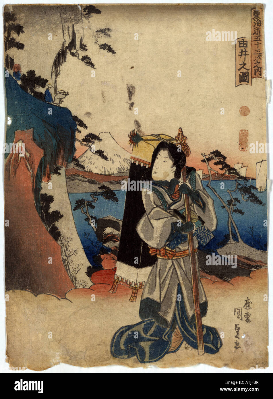 Japanese Ukiyo e print Stock Photo Alamy