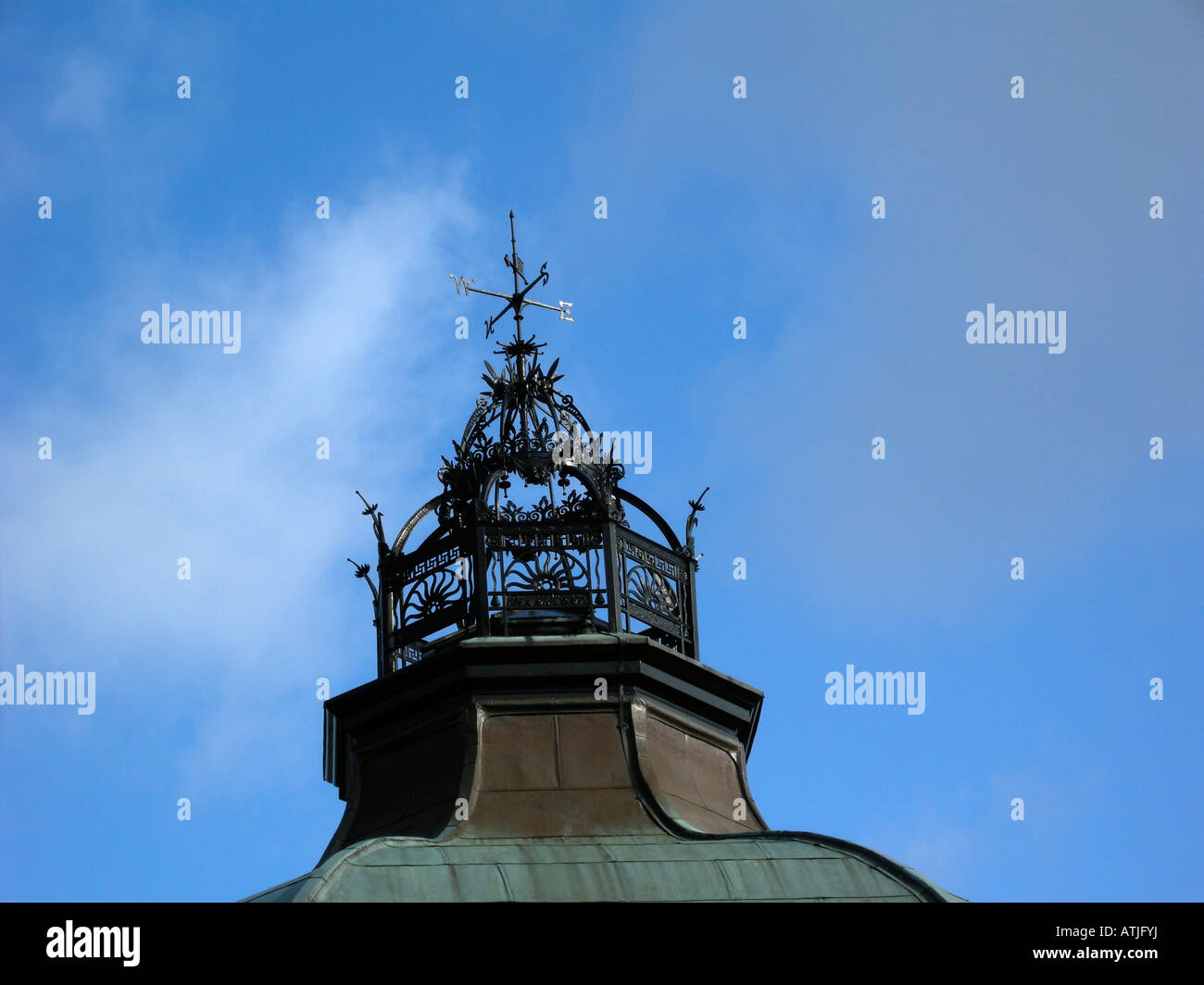weathervane on pump house museum, harrogate Stock Photo Alamy