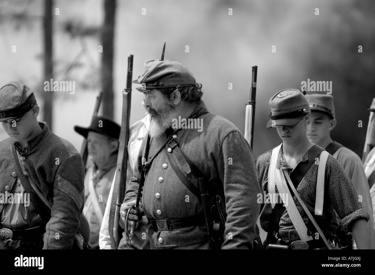 Confederate troops civil war hi-res stock photography and images - Alamy