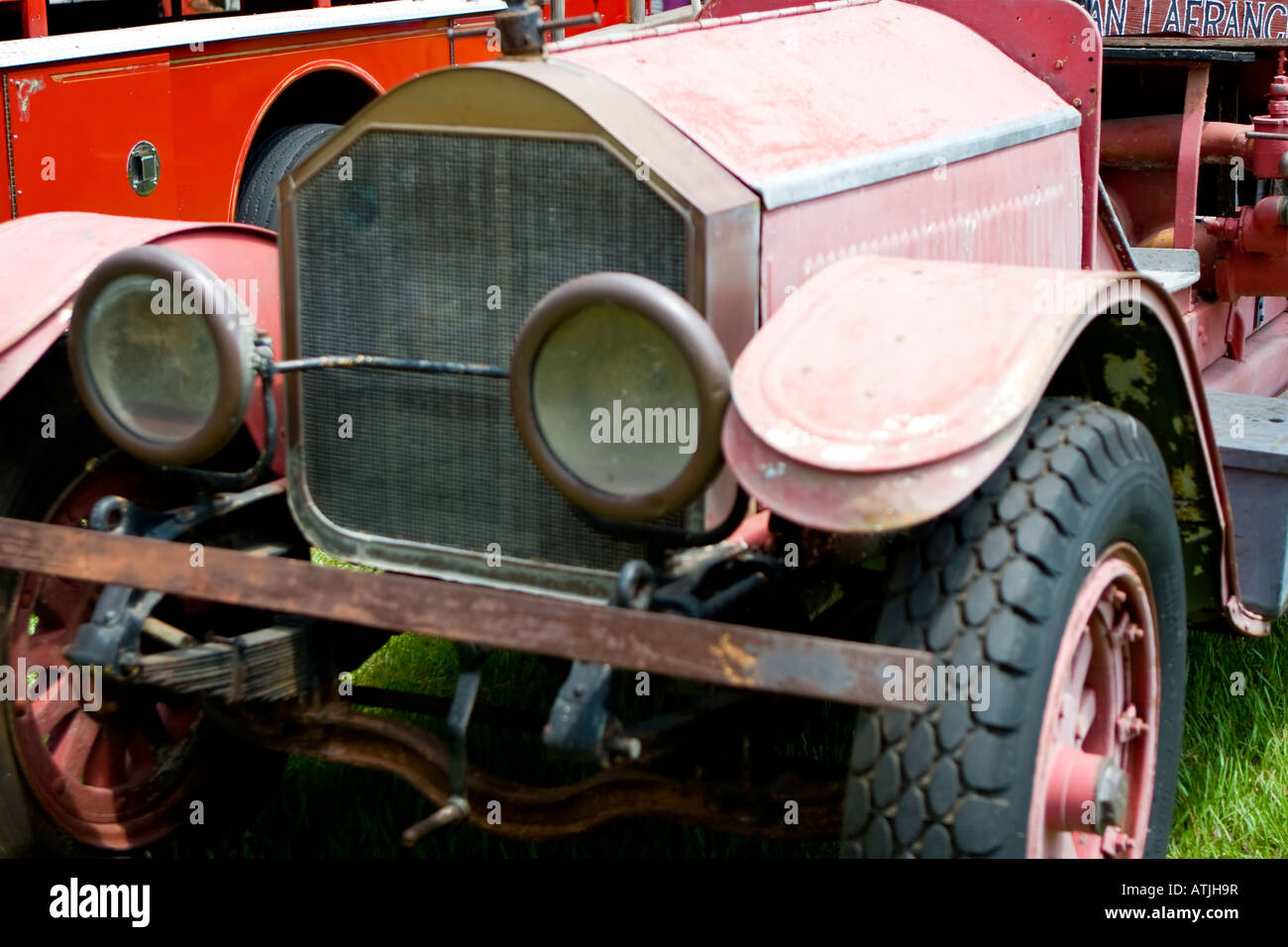 Antique Fire Engine Stock Photo - Alamy