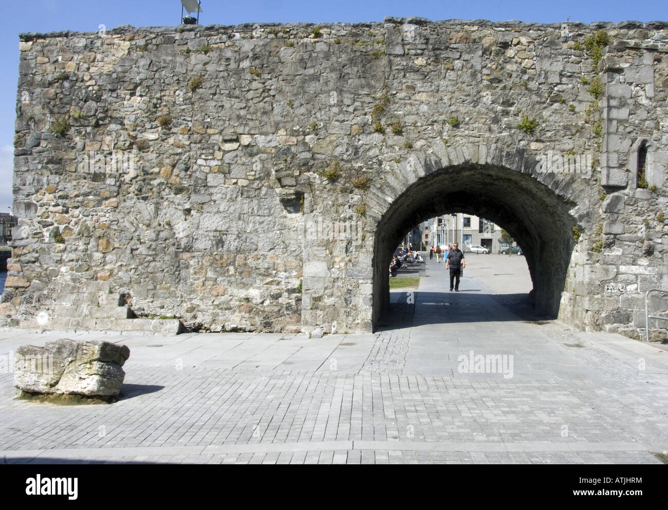 Spanish Arch Town Walls Galway City Co Galway www osheaphotography com Stock Photo