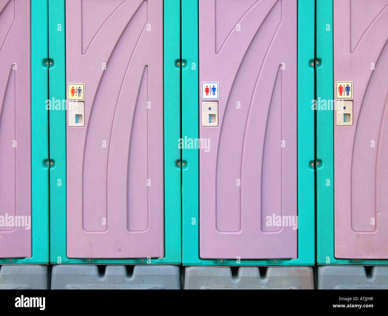 Temporary toilets sign hires stock photography and images Alamy