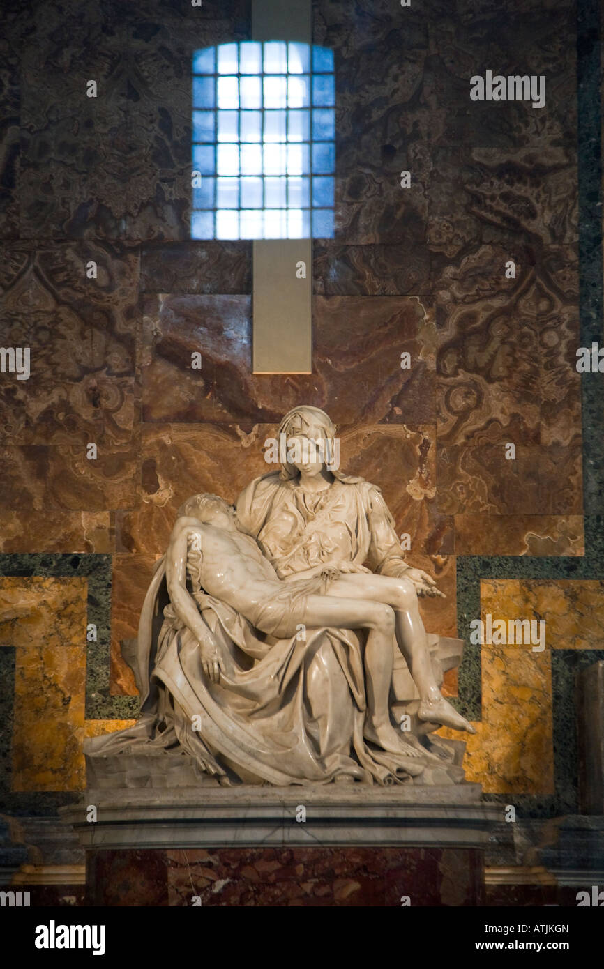 Michelangelo s Pieta St Peter s Basilica Rome Italy Stock Photo - Alamy