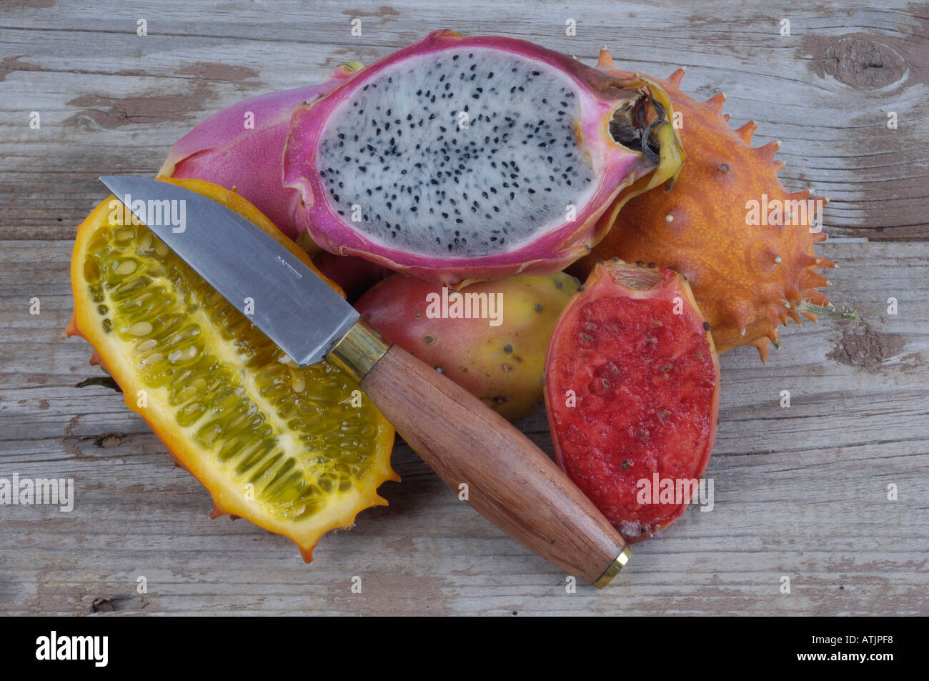 Tropical fruits Stock Photo