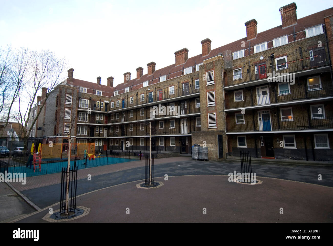Council estate in London, England, UK Stock Photo
