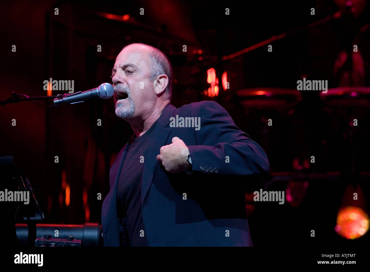 Billy Joel performed in concert at the University of Virginia's John ...