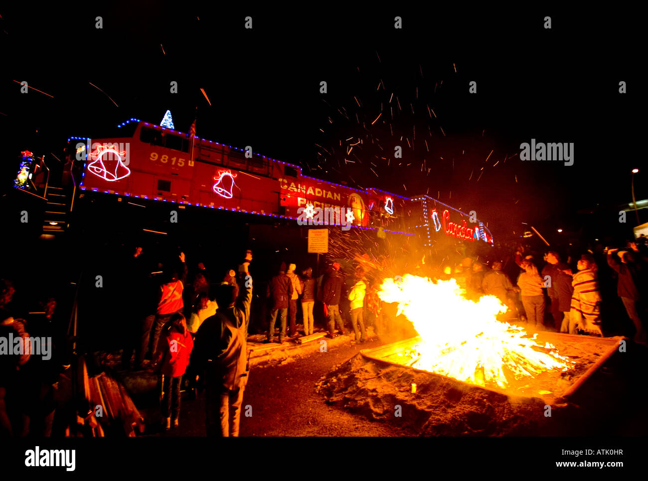 Canadian Pacific Holiday Train High Resolution Stock Photography and
